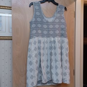 Anthro Ace and Jig Boho Geometric Grey Dress